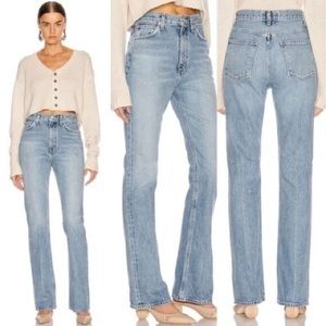 AGOLDE vintage high rise flare